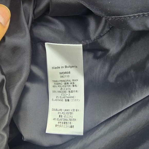 Tiffany & Co Wardrobe Black Short Sleeve‎ Sheath Midi Dress Minimalist Style M - Picture 5 of 10